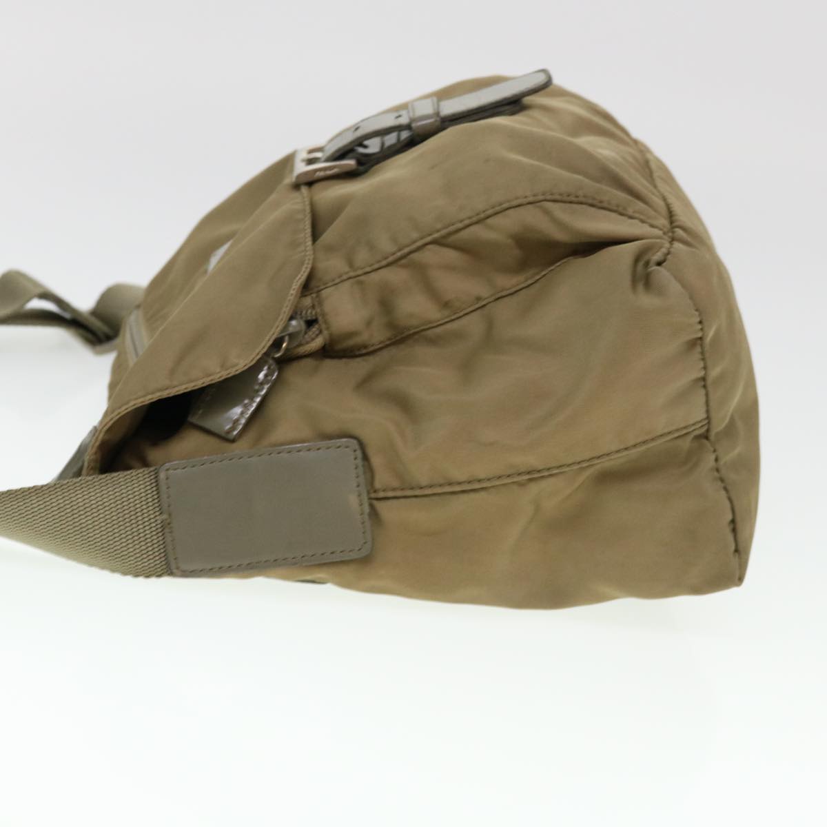 Prada Khaki Synthetic Besace shoulder bag