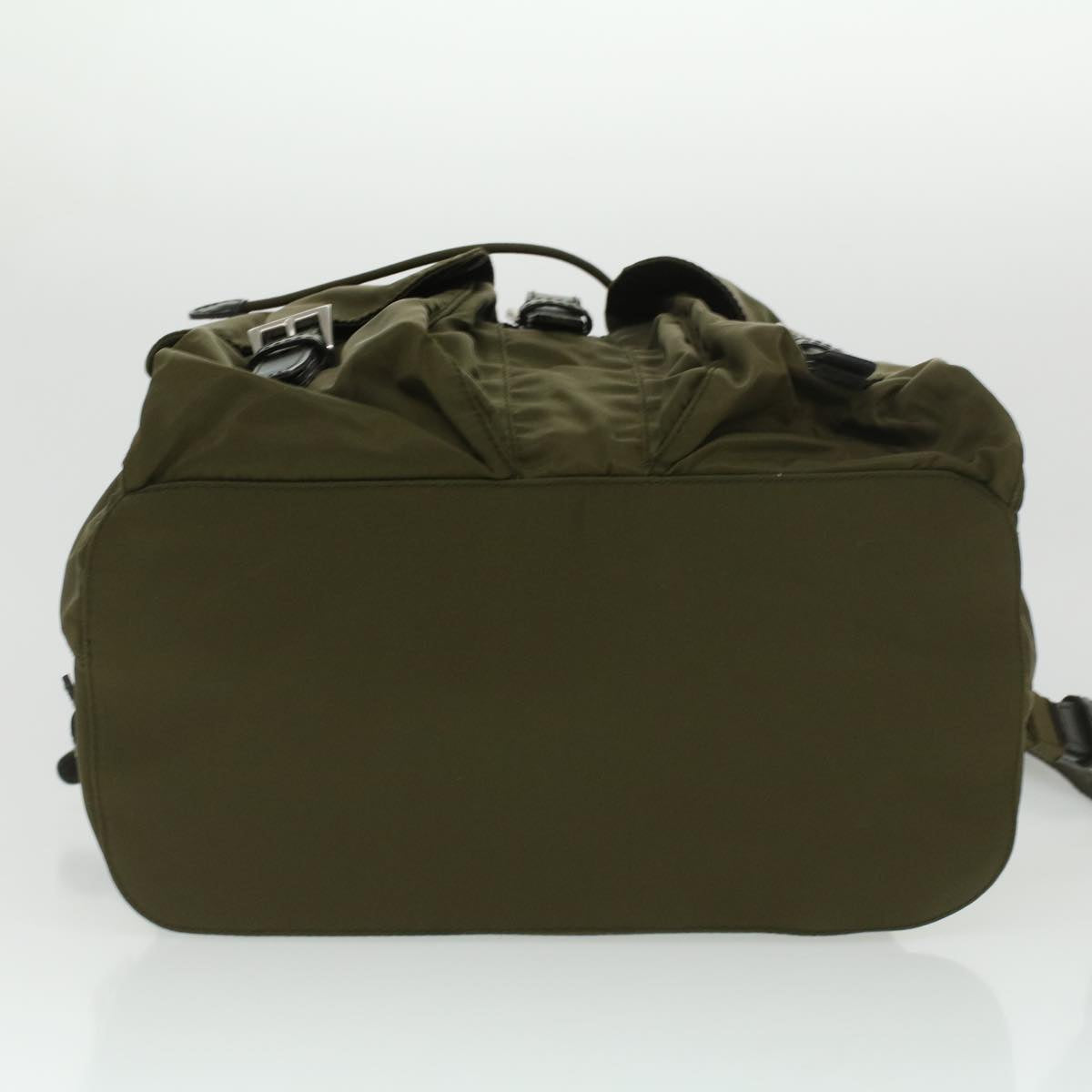 Prada Khaki Synthetic  backpack bag