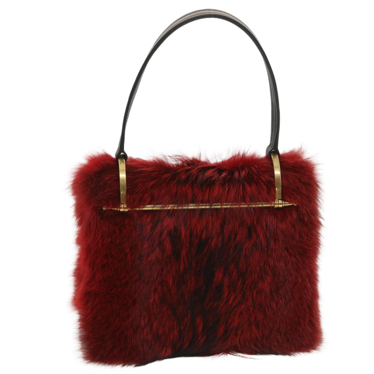 Prada Red Fur  shoulder bag