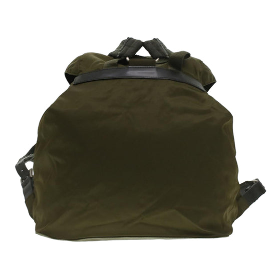 Prada Khaki Synthetic  backpack bag