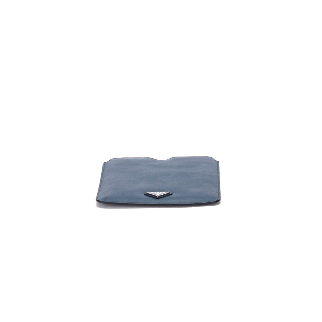 Prada Blue Leather  clutch bag