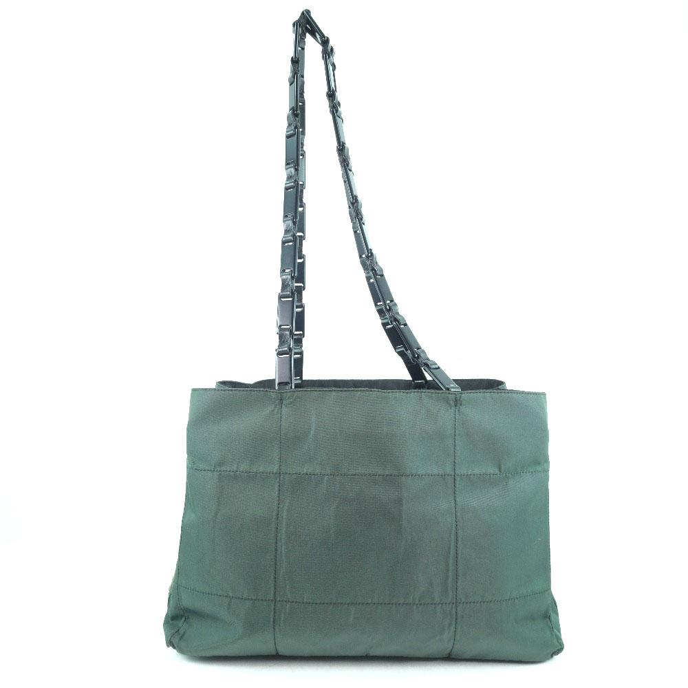 Prada Green Synthetic  shoulder bag