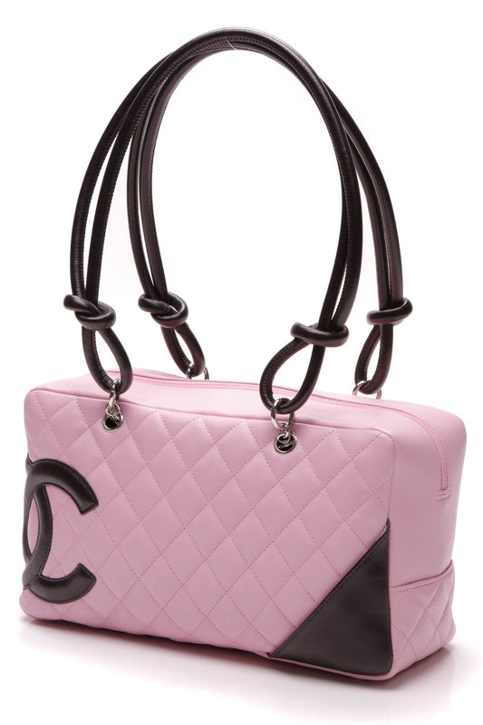 Cambon Ligne Bowler Tote Bag - Pink