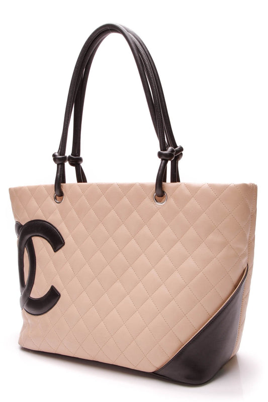 Cambon Large Tote Bag - Beige