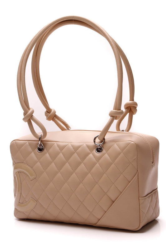 Cambon Ligne Small Bowler Bag - Beige