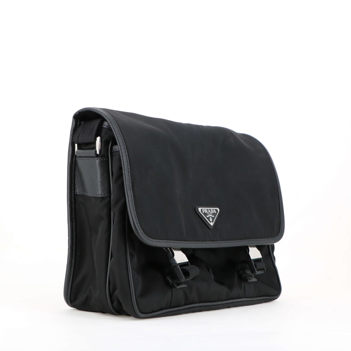 Prada Black Synthetic  shoulder bag