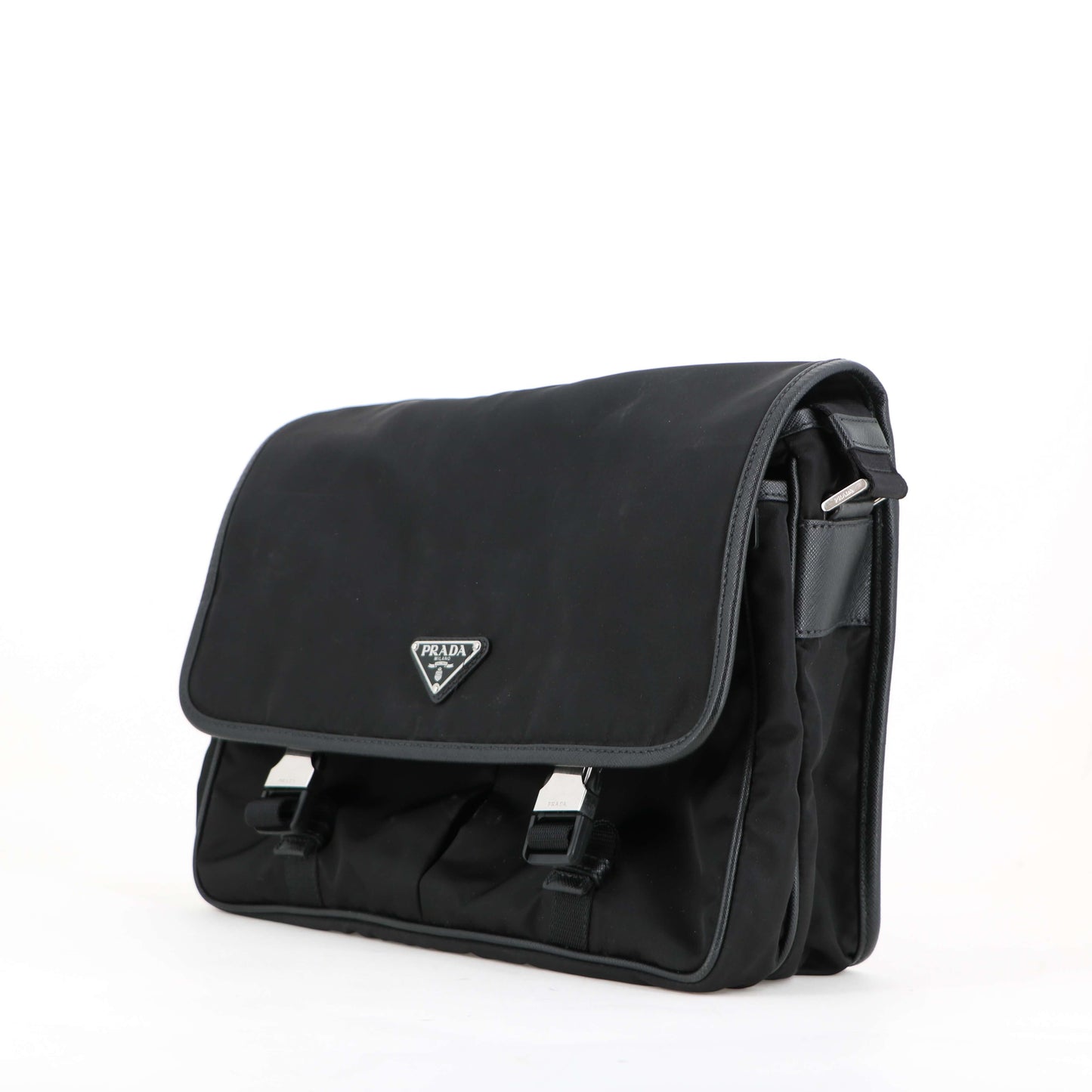 Prada Black Synthetic  shoulder bag