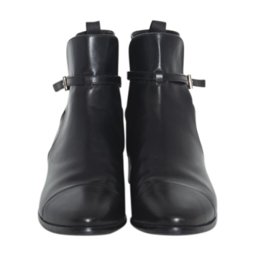 Prada leather booties