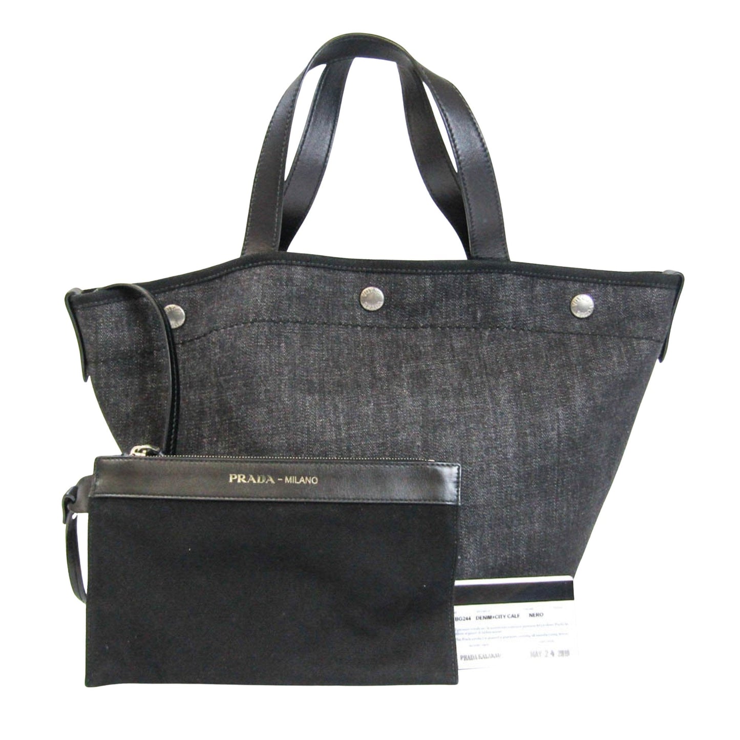 Prada Black Denim - Jeans  handbag bag