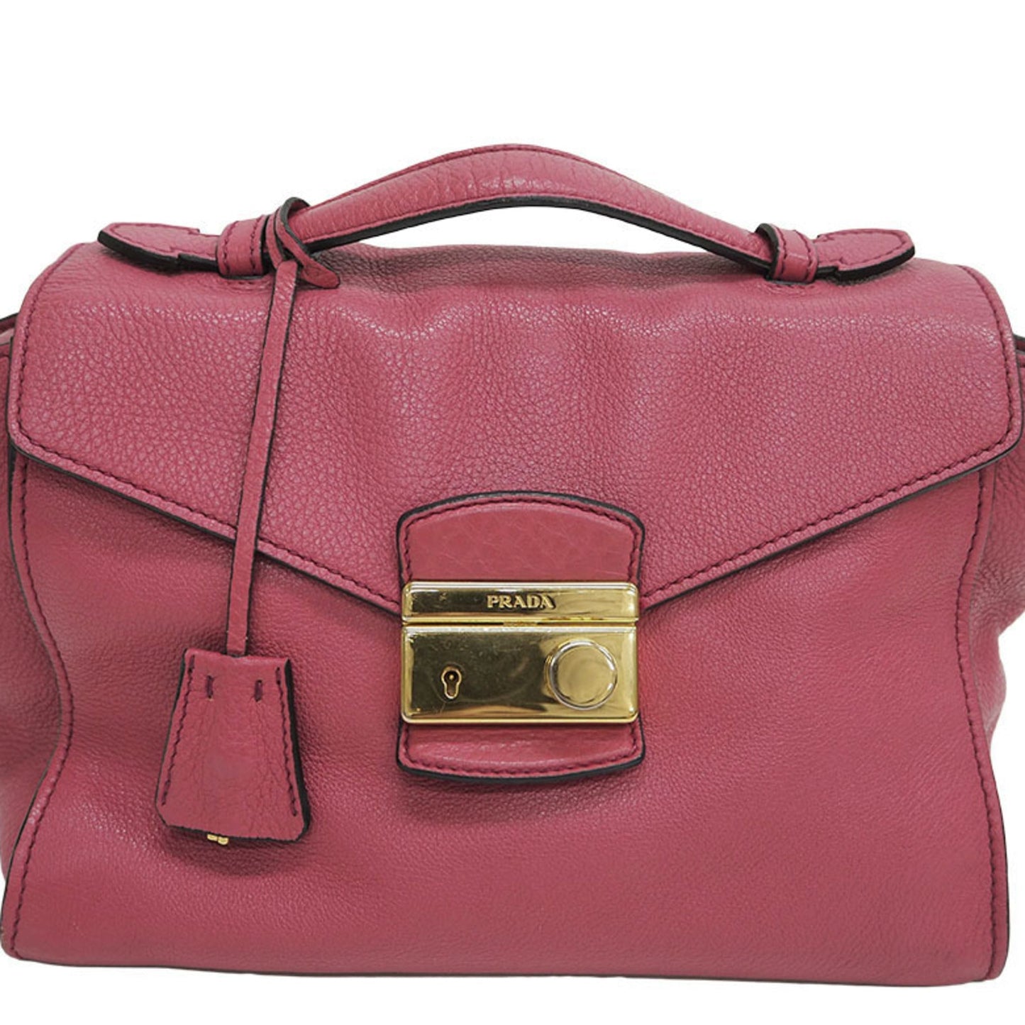 Prada Pink Leather  handbag bag