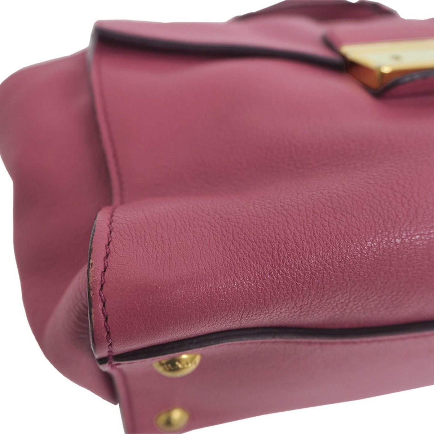 Prada Pink Leather  handbag bag