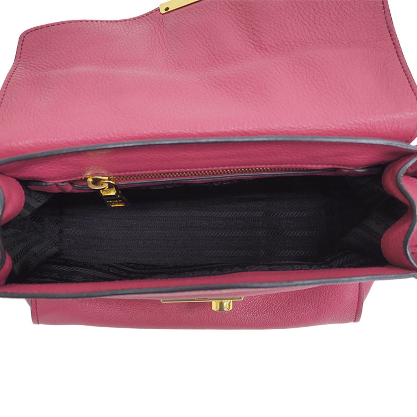 Prada Pink Leather  handbag bag