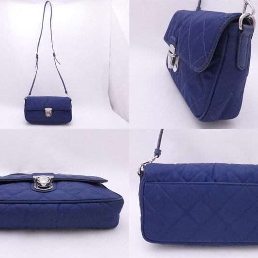 Prada Blue Synthetic  shoulder bag