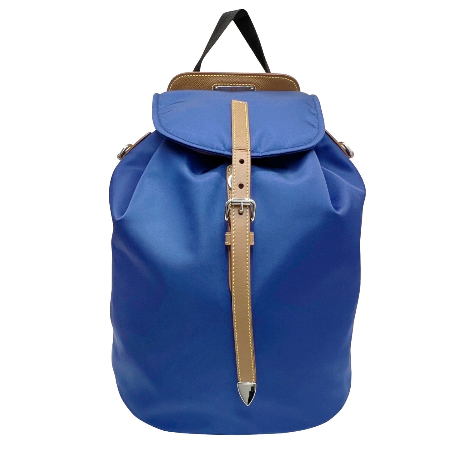 Prada Blue Synthetic Tessuto backpack bag