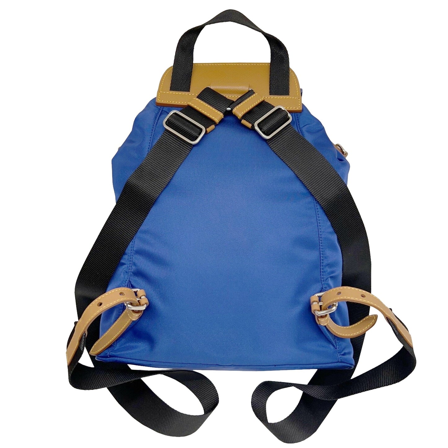 Prada Blue Synthetic Tessuto backpack bag