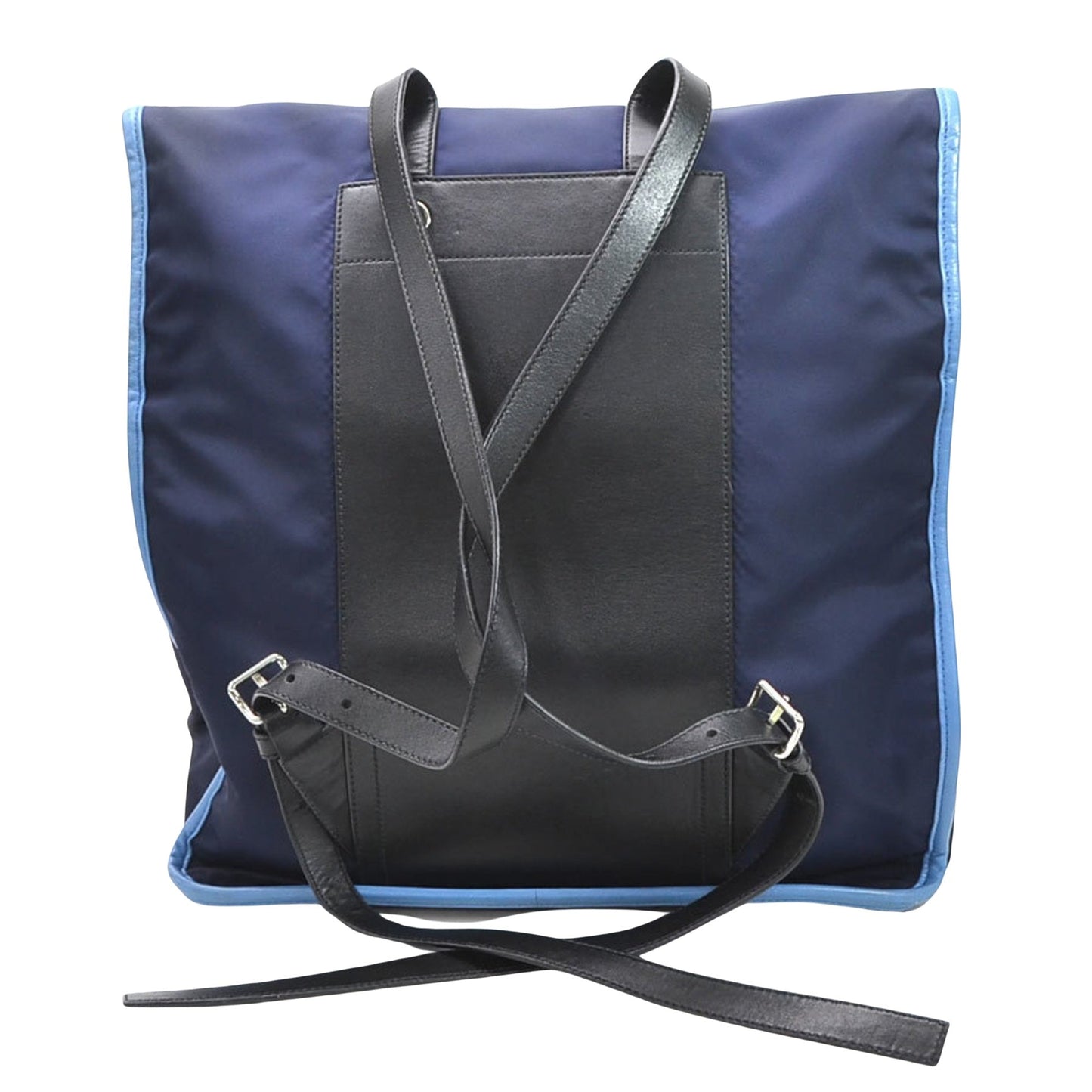 Prada Navy Synthetic  backpack bag