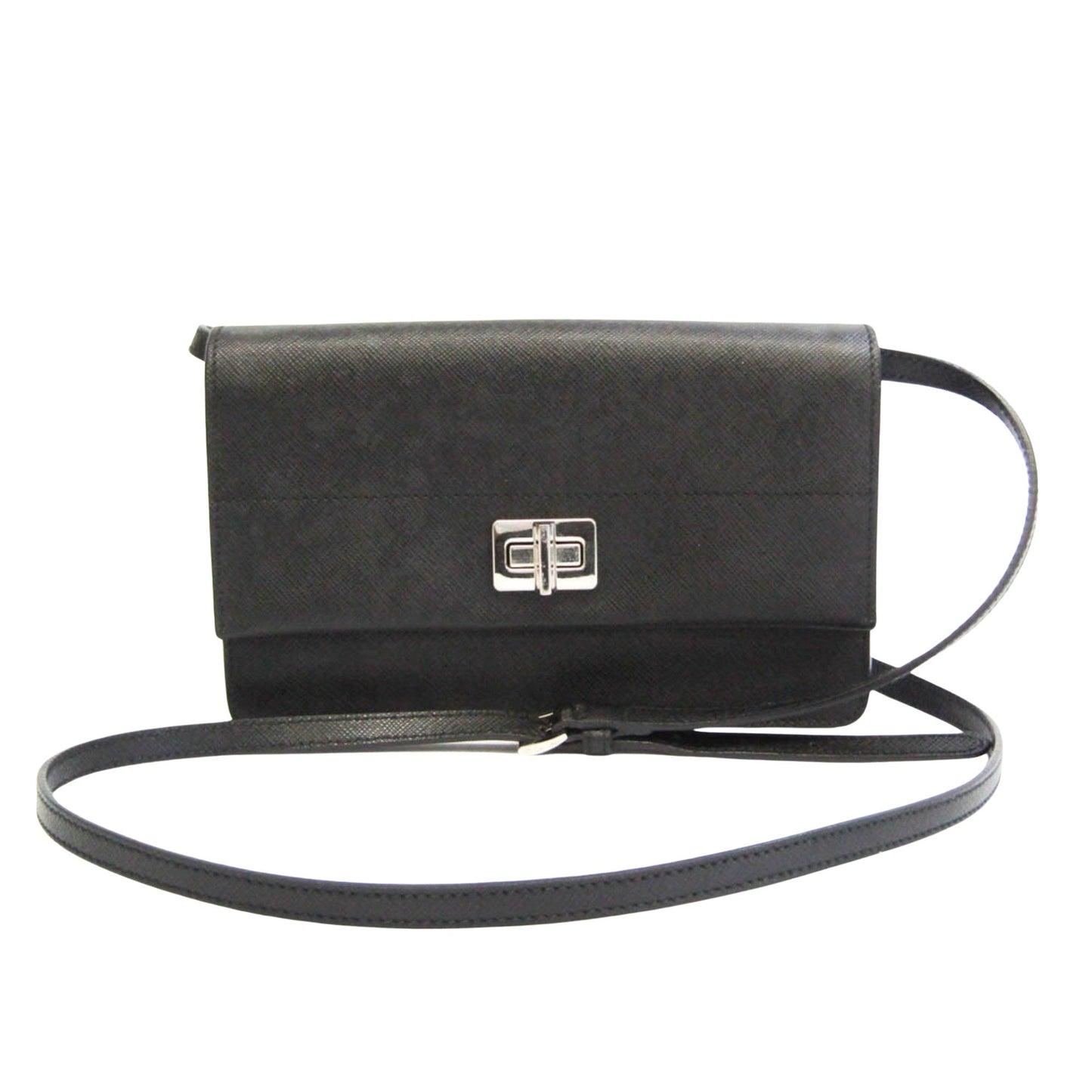 Prada Black Leather  shoulder bag