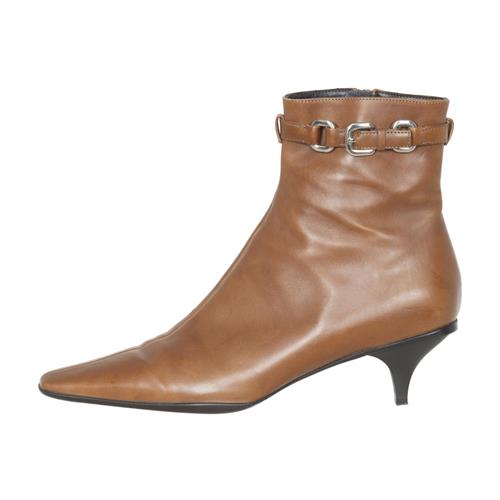 Prada Leather Ankle Boots