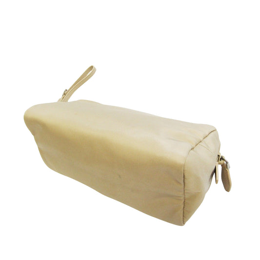 Prada Beige Synthetic Re-Nylon clutch bag