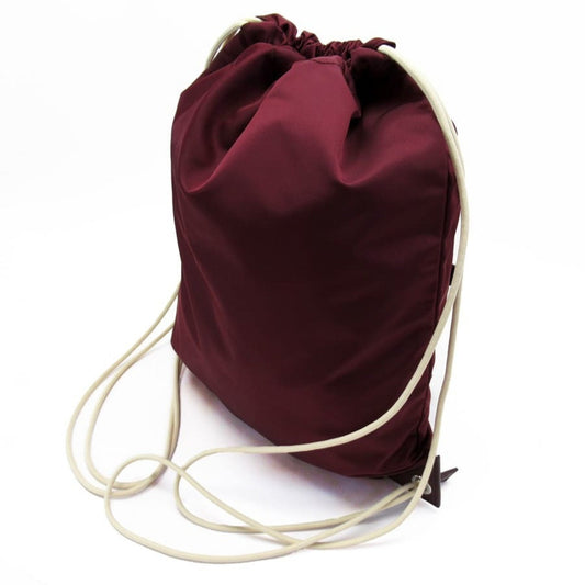 Prada Bordeaux Synthetic Tessuto backpack bag