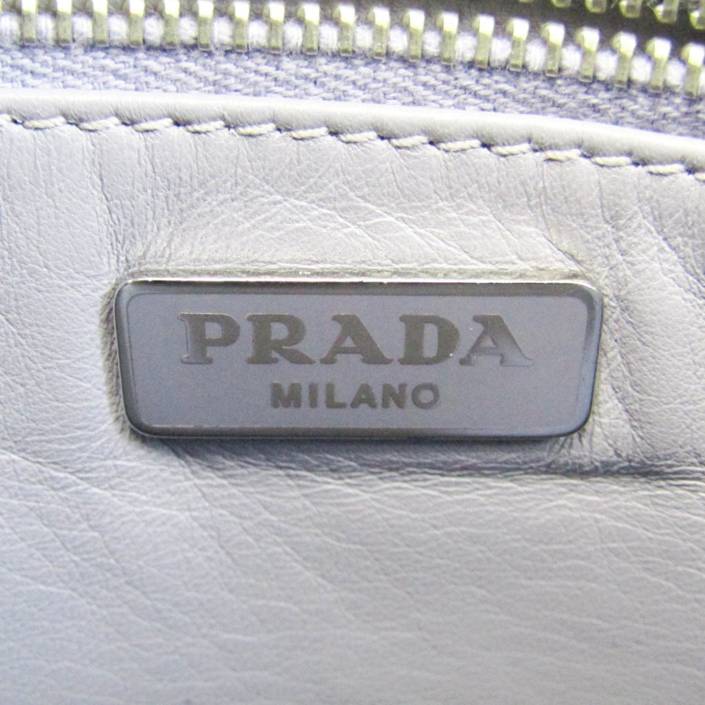 Prada Purple Leather Saffiano clutch bag