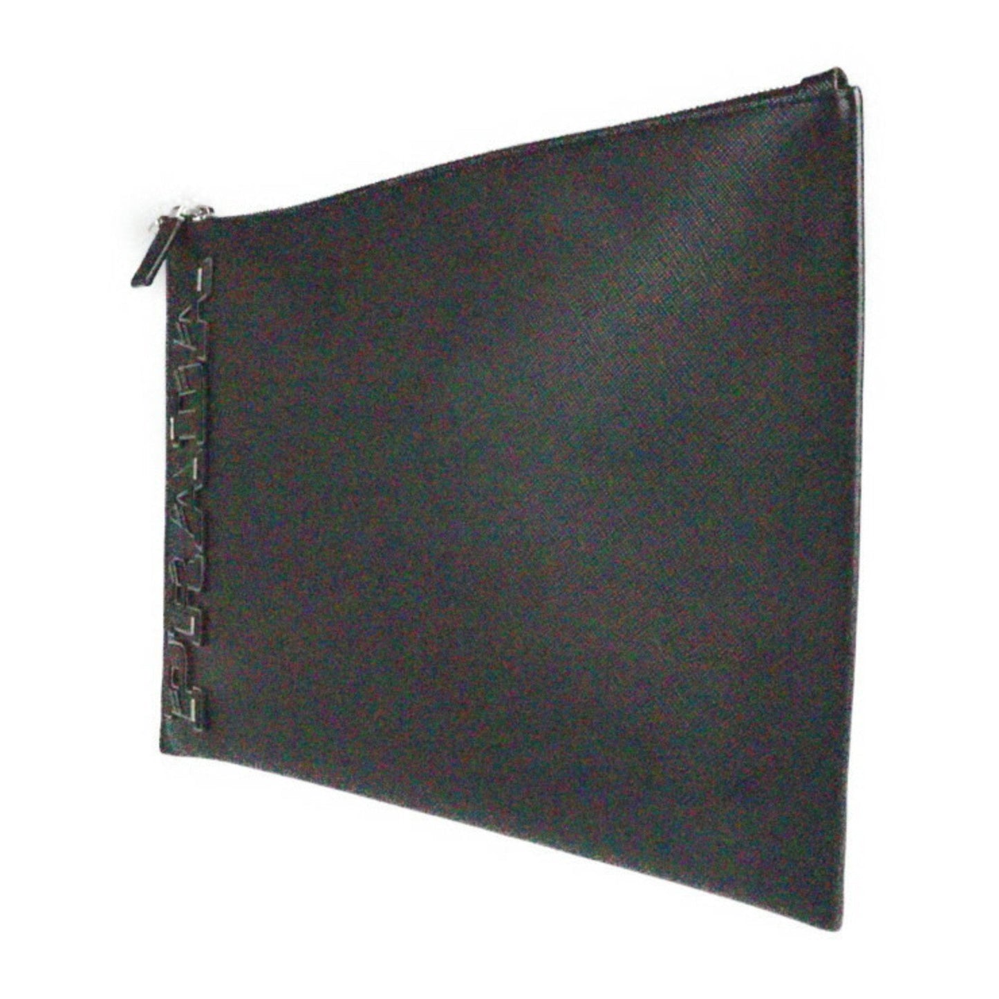 Prada Black Leather  clutch bag