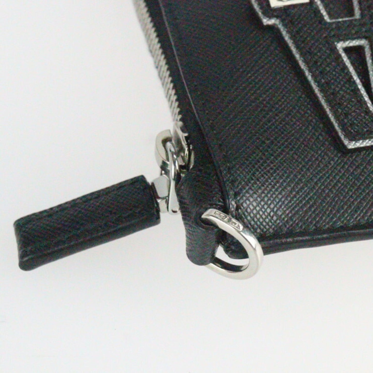 Prada Black Leather  clutch bag