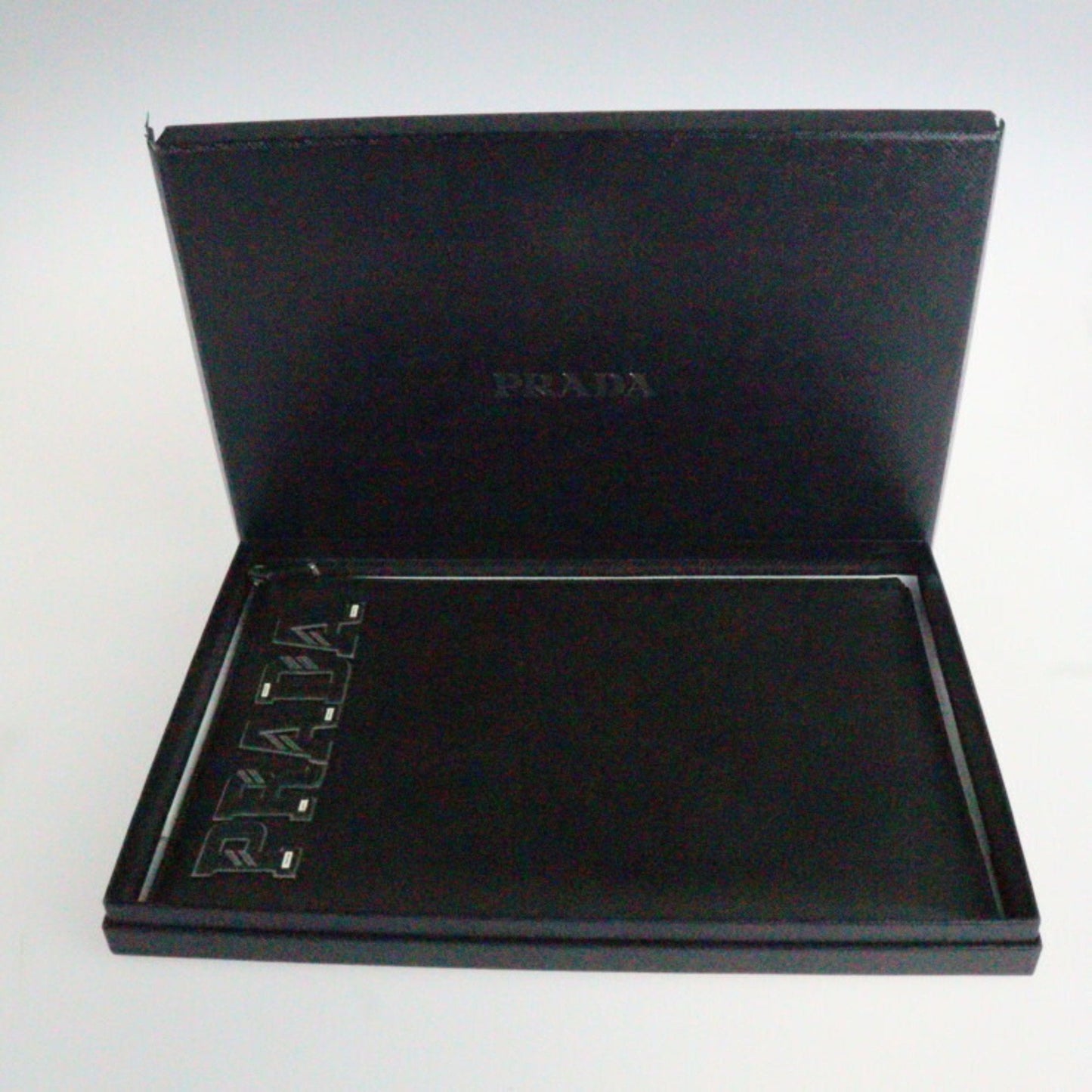 Prada Black Leather  clutch bag