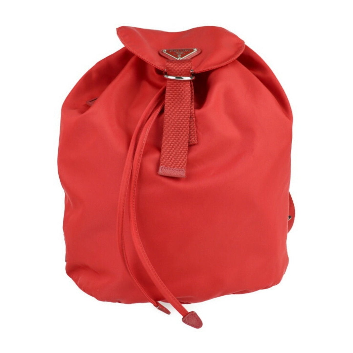 Prada Red Synthetic  backpack bag