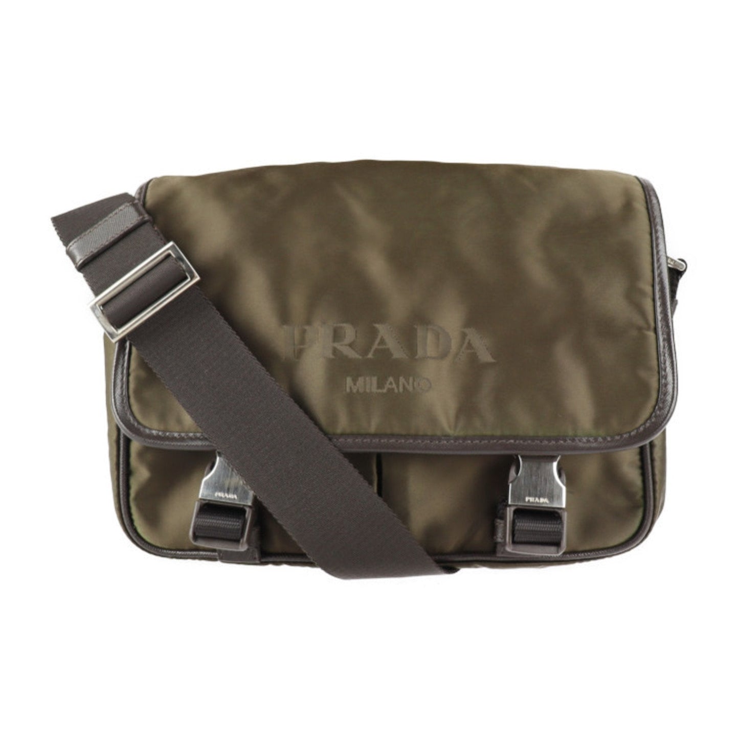 Prada Brown Leather -- shoulder bag