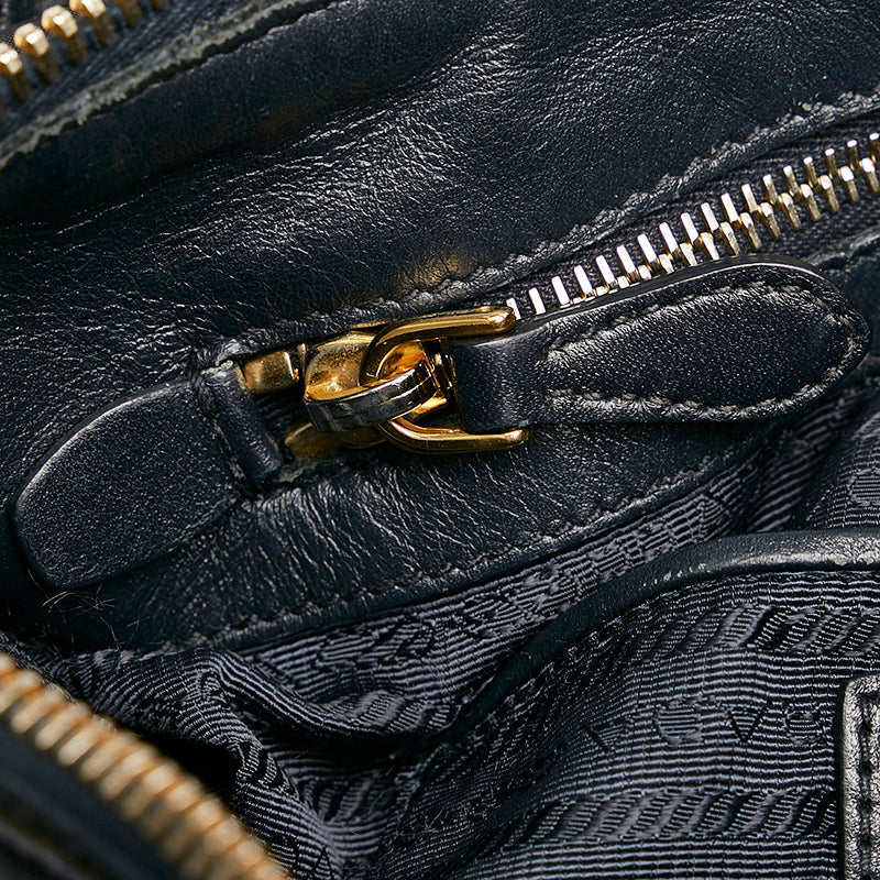 Prada Black Synthetic  handbag bag