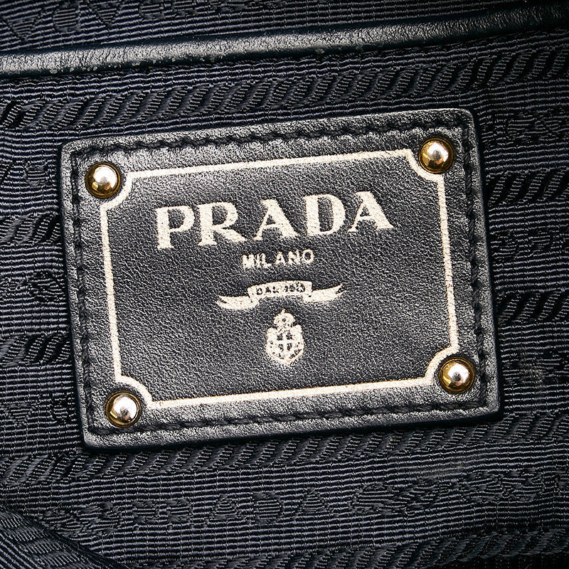 Prada Black Synthetic  handbag bag