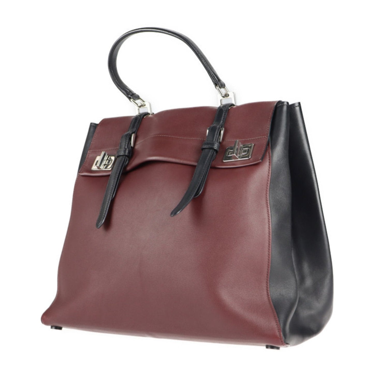 Prada Bicolor Leather  handbag bag