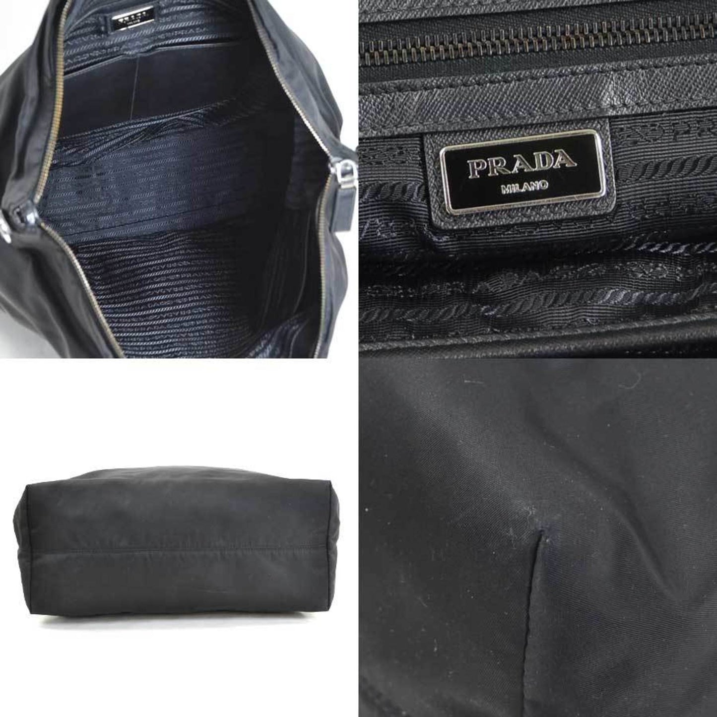 Prada Black Synthetic  shoulder bag