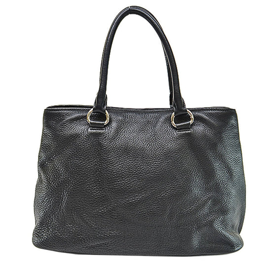 Prada Black Leather Galleria handbag bag