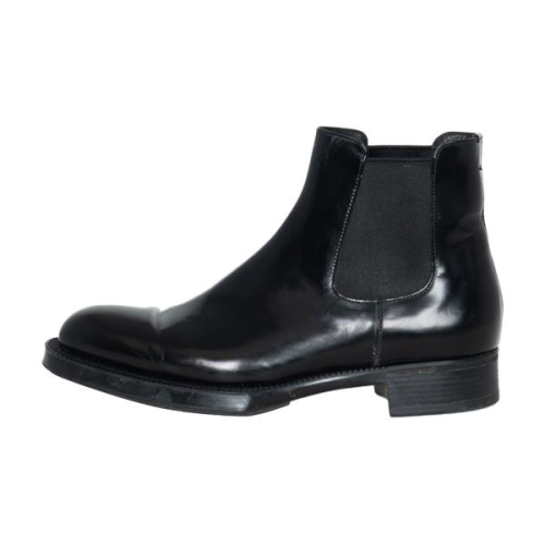 Prada Patent Leather Chelsea Boots