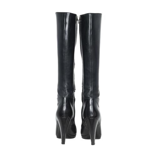 Prada Leather High-Heel Boots