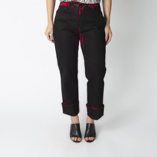 Prada 2018 Cropped High-Rise Jeans