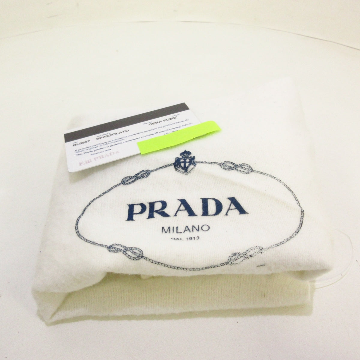 Prada Beige Patent leather Promenade handbag bag