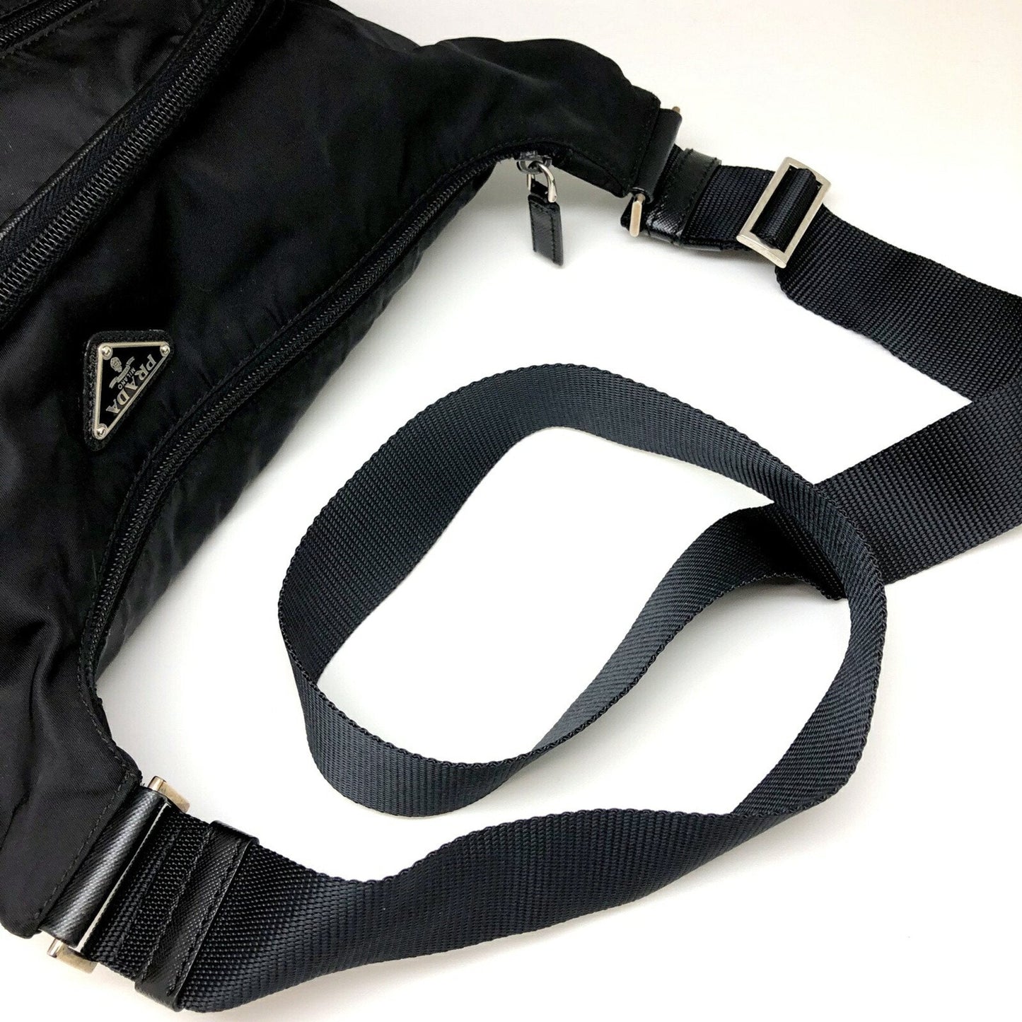 Prada Black Synthetic  shoulder bag