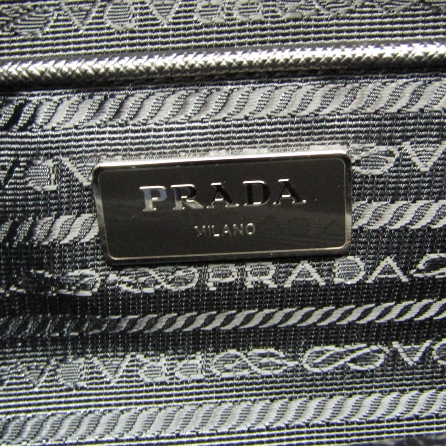 Prada Black Synthetic Vela shoulder bag