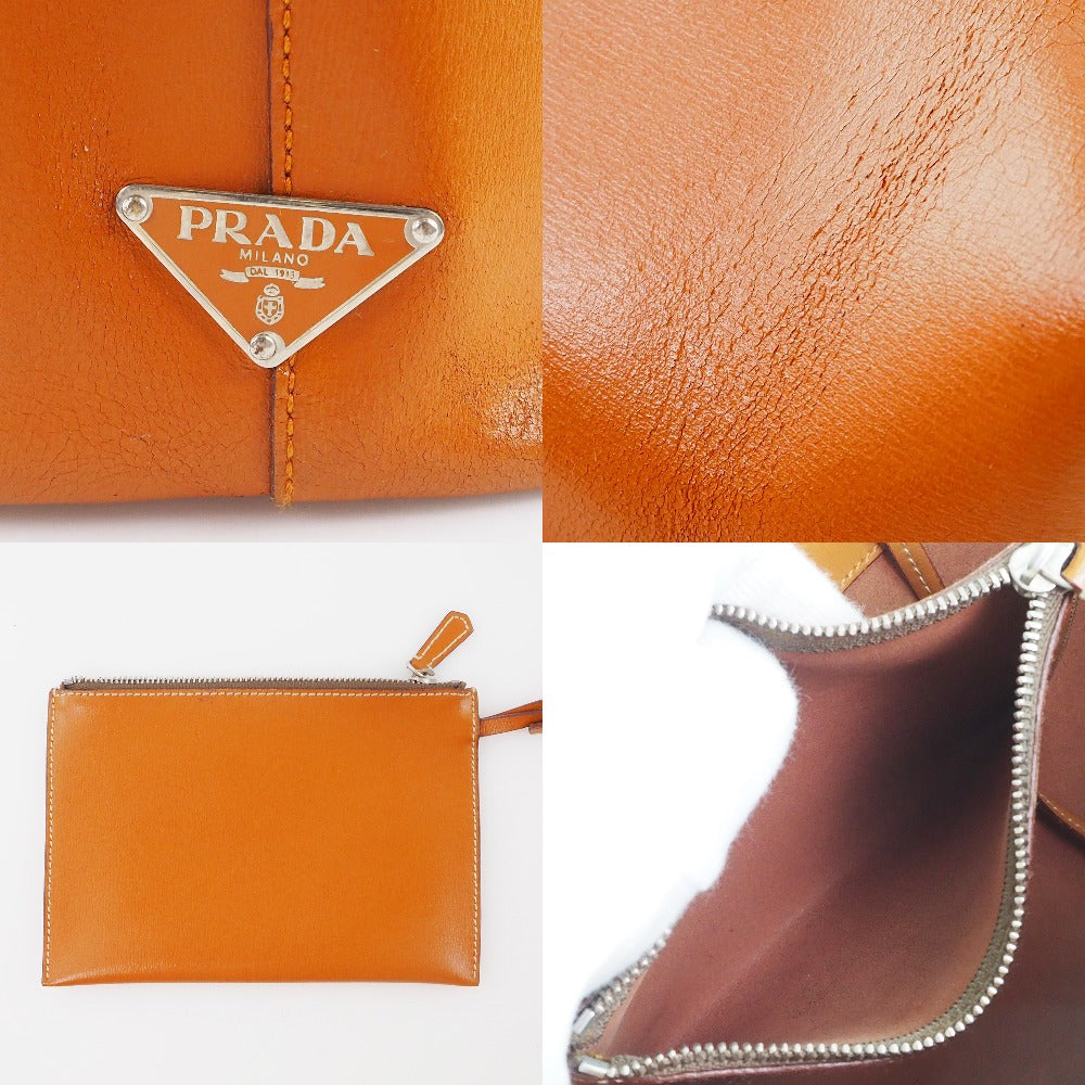 Prada Brown Calfskin  tote bag