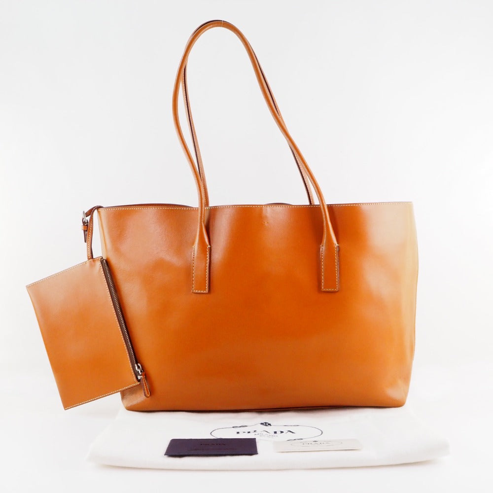 Prada Brown Calfskin  tote bag