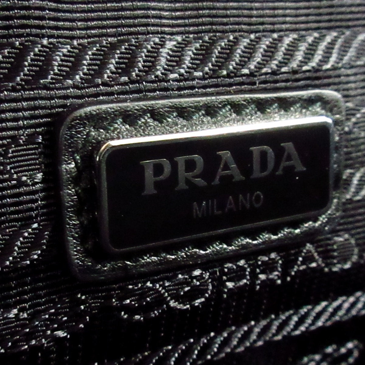 Prada Bicolor Leather  clutch bag