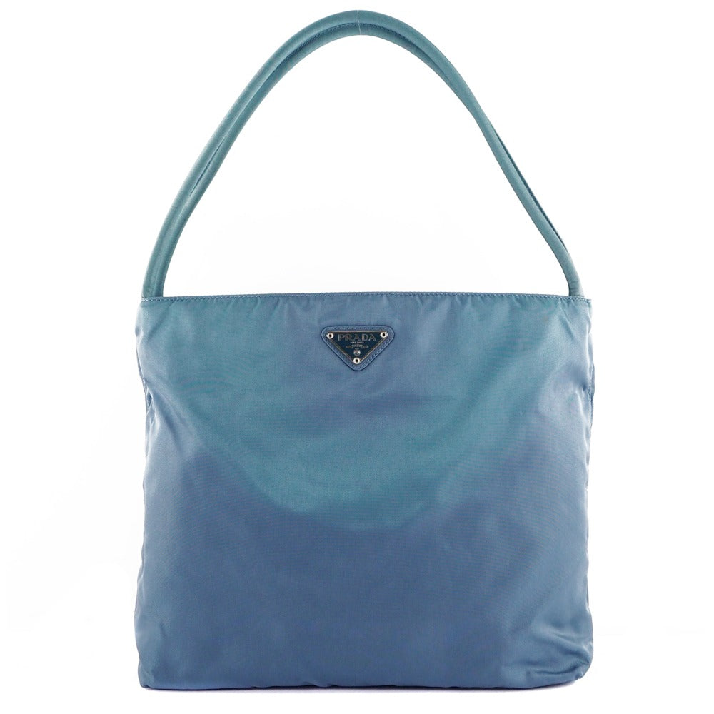 Prada Blue Synthetic Tessuto shoulder bag