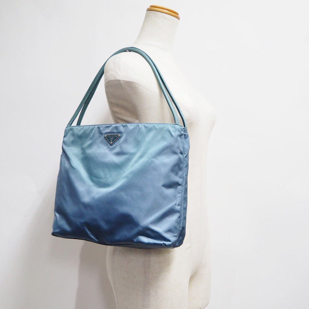 Prada Blue Synthetic Tessuto shoulder bag