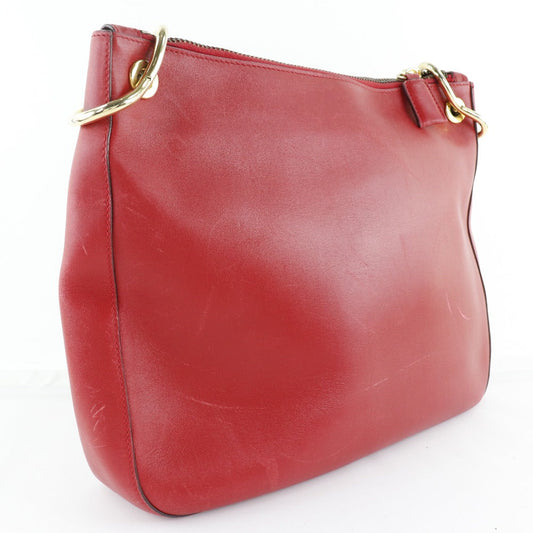 Prada Red Leather  shoulder bag