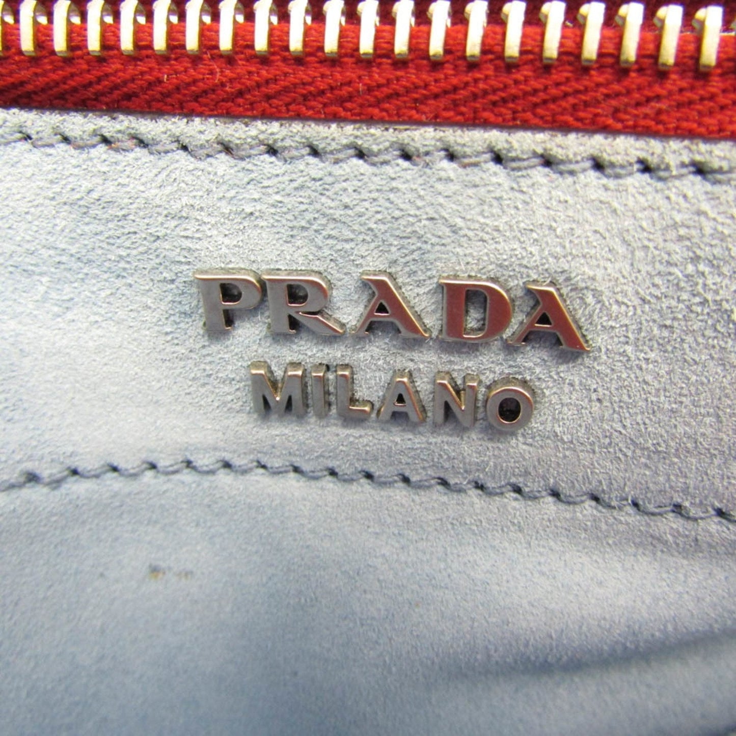 Prada Red Leather Etiquette shoulder bag