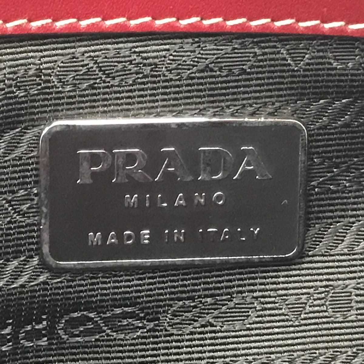 Prada Bordeaux Fur  handbag bag