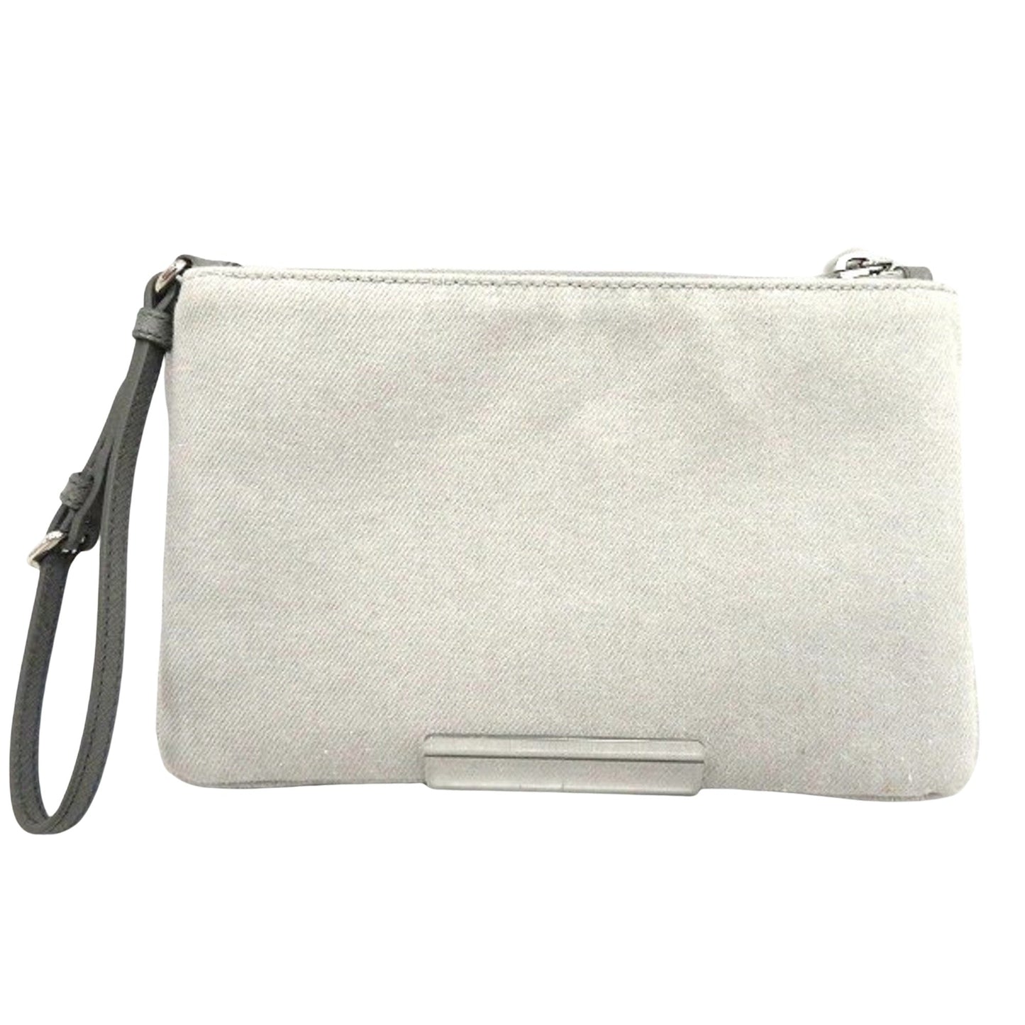 Prada Gray Denim - Jeans  shoulder bag